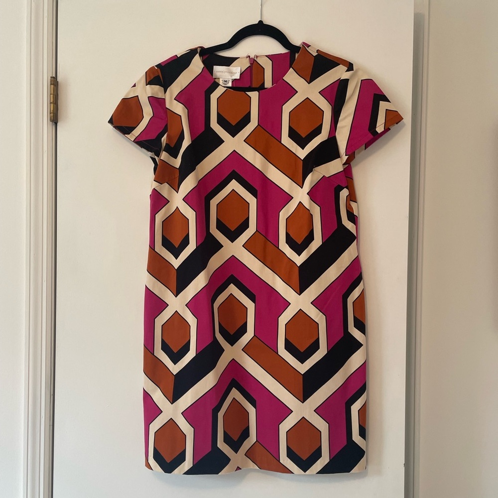 Corey Lynn Calter for Anthropologie Retro Mod Geometric Mini Dress